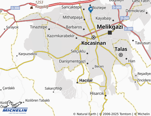 MICHELIN Eğribucak map - ViaMichelin