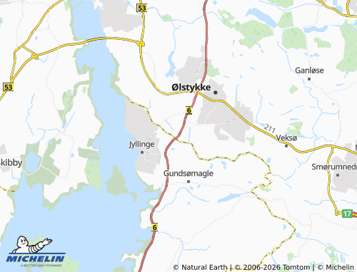 Mappa MICHELIN Værebro - ViaMichelin