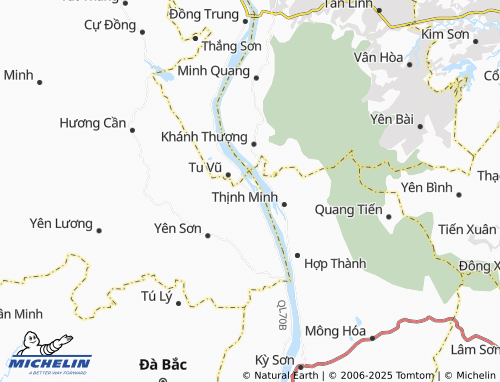MICHELIN Lương Nha map - ViaMichelin