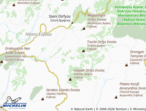 MICHELIN Mistros map - ViaMichelin