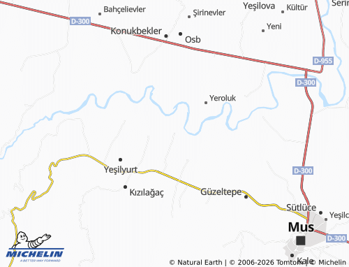 MICHELIN-Landkarte Ortakent - ViaMichelin