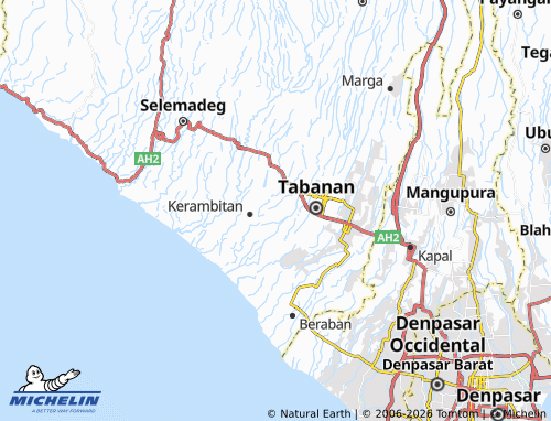 Mapa MICHELIN Pangkung Karung - ViaMichelin