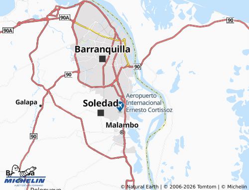 Mapa MICHELIN San Antonio - ViaMichelin