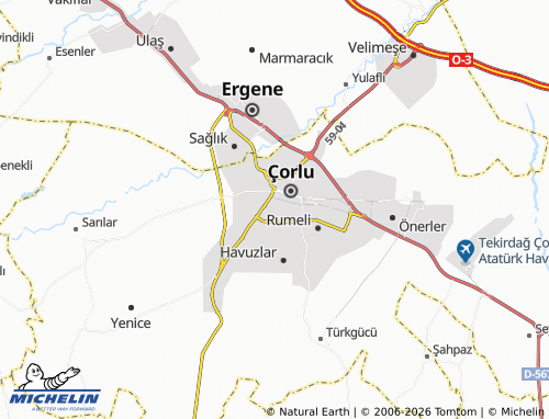 Mappa MICHELIN Şeyhsinan - ViaMichelin