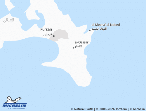 MICHELIN-Landkarte al-Mahraq - ViaMichelin