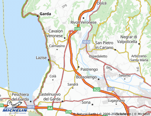 Mappa MICHELIN Ronchi - ViaMichelin