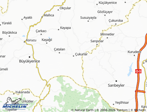Mappa MICHELIN Çukurlar - ViaMichelin