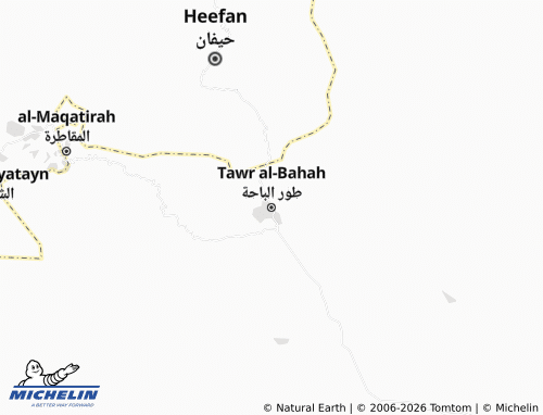 MICHELIN Tur Al Bahah map - ViaMichelin