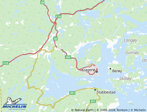 MICHELIN-Landkarte Årøsvingen - ViaMichelin
