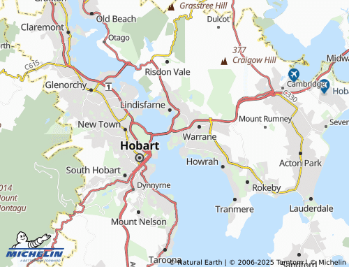 MICHELIN Montagu Bay map - ViaMichelin