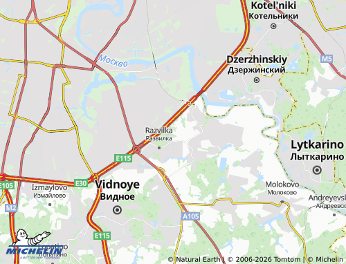 Carte MICHELIN Dubok SNT - ViaMichelin