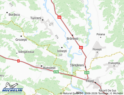 Mappa MICHELIN Ionești - ViaMichelin