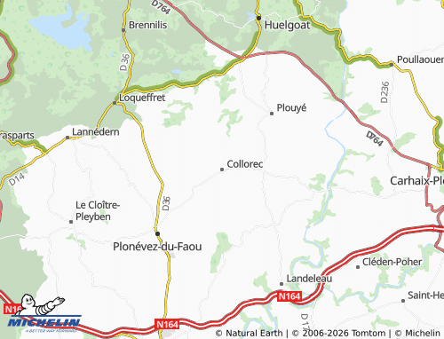 MICHELIN Collorec map - ViaMichelin