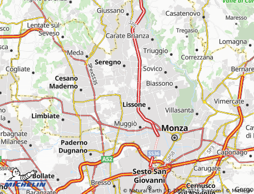 MICHELIN Desio map - ViaMichelin