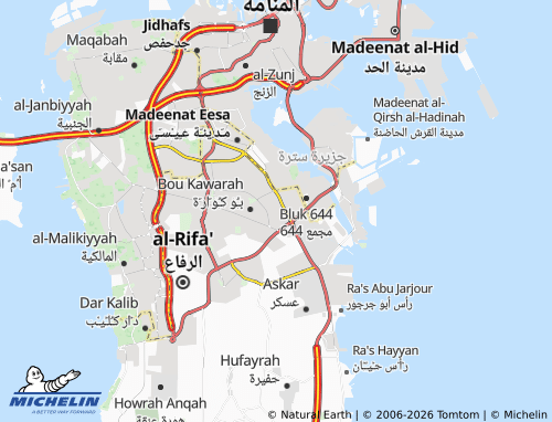 Mappa MICHELIN al-Hujayat - ViaMichelin