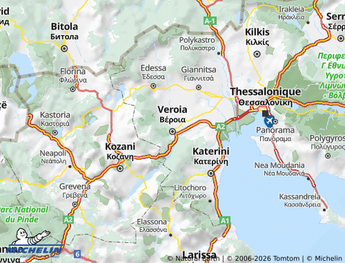 MICHELIN Imathia map - ViaMichelin