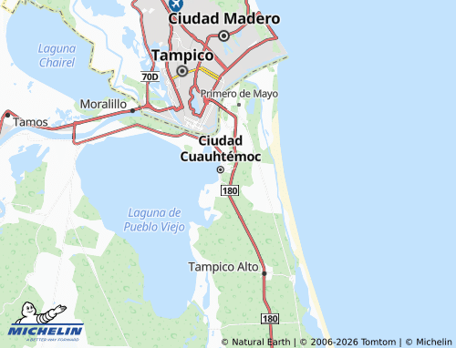 Mappa MICHELIN Ciudad Cuauhtémoc Centro - ViaMichelin