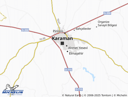 Mapa MICHELIN Beyazkent - ViaMichelin