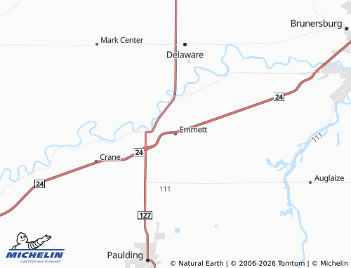 Mappa MICHELIN Emmett - ViaMichelin