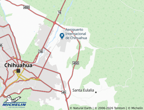 Mappa MICHELIN Los Encinos de Oriente - ViaMichelin