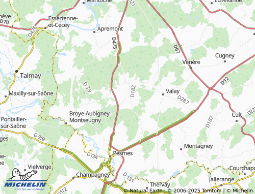 Carte MICHELIN Chevigney - ViaMichelin