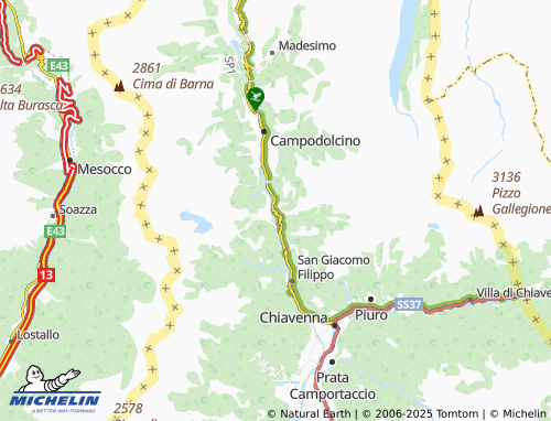 Kaart MICHELIN Lirone - ViaMichelin