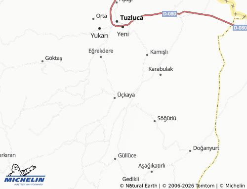 MICHELIN Buruksu map - ViaMichelin