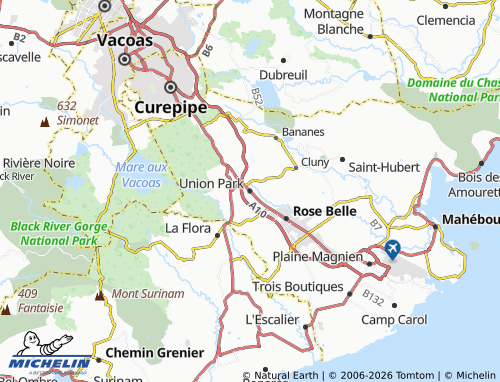 Mapa MICHELIN Union Park - ViaMichelin
