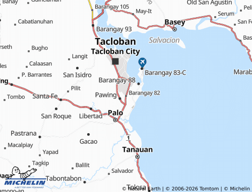 Mappa MICHELIN Barangay 82 - ViaMichelin