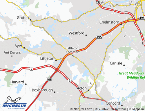 Mappa MICHELIN Littleton Common - ViaMichelin