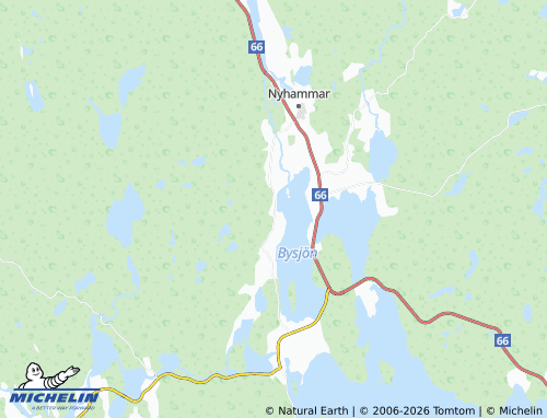 MICHELIN-Landkarte Norra Västansjö - ViaMichelin