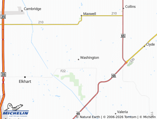 Mapa MICHELIN Washington - ViaMichelin