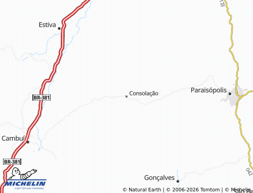 MICHELIN-Landkarte Consolação - ViaMichelin