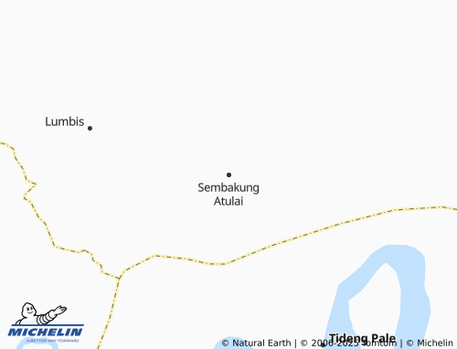 MICHELIN Sembakung Atulai map - ViaMichelin