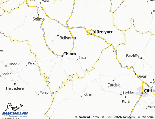 MICHELIN Ilısu map - ViaMichelin