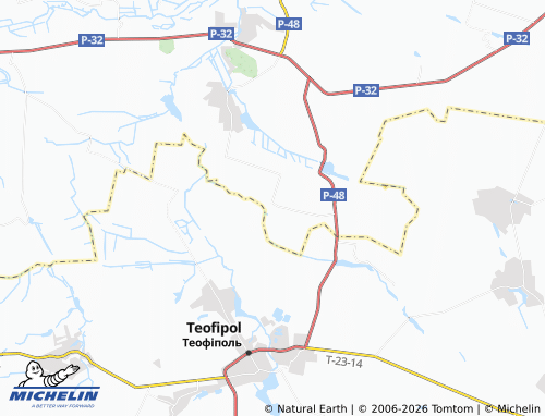 MICHELIN Novosemeniv map - ViaMichelin