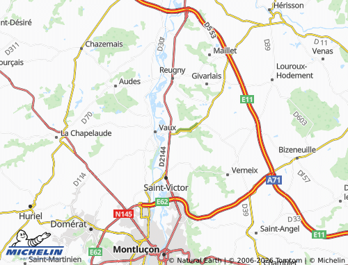 Carte MICHELIN Estivareilles - ViaMichelin