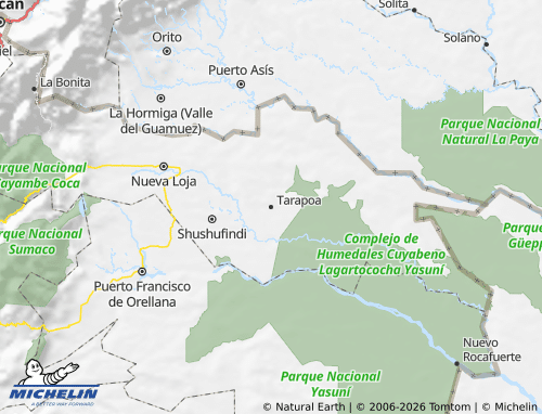 Mappa MICHELIN Cuyabeno - ViaMichelin
