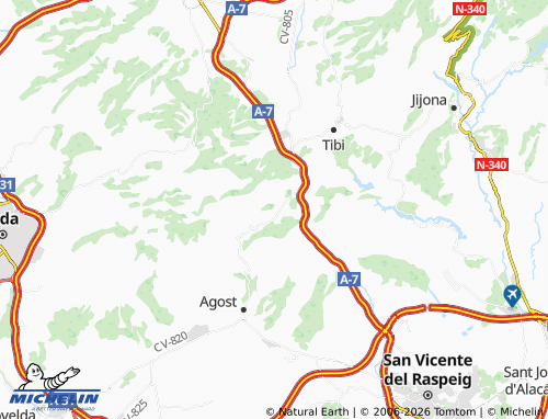 Mappa MICHELIN Algibe - ViaMichelin
