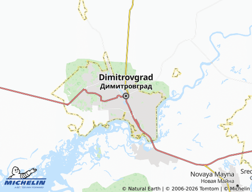 MICHELIN-Landkarte Dimitrowgrad - ViaMichelin