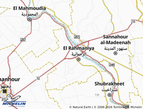 Mapa MICHELIN Ezbat Hasan Qubboudan - ViaMichelin