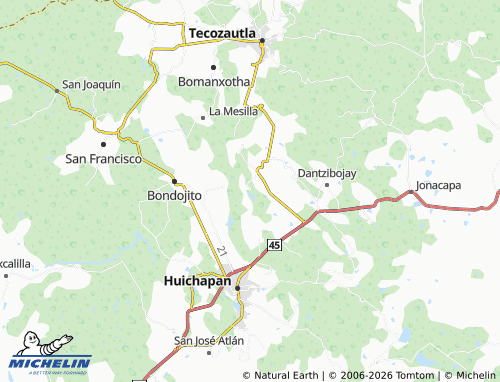 MICHELIN Taguí map - ViaMichelin