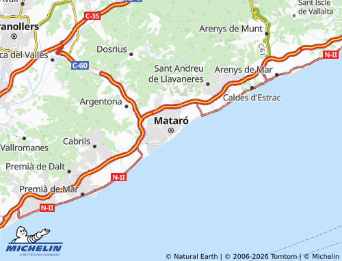 MICHELIN Mataró map - ViaMichelin