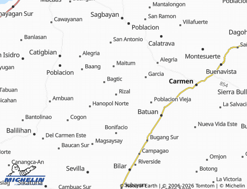 MICHELIN Rosariohan map - ViaMichelin