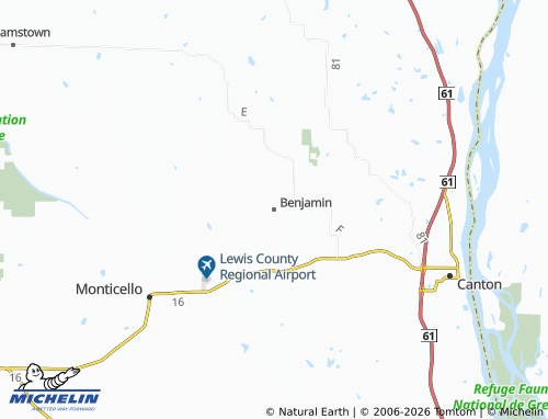 Mapa MICHELIN Benjamin - ViaMichelin