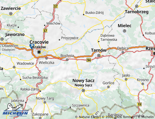MICHELIN Brzeski map - ViaMichelin