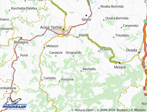 Mappa MICHELIN Grognardo - ViaMichelin