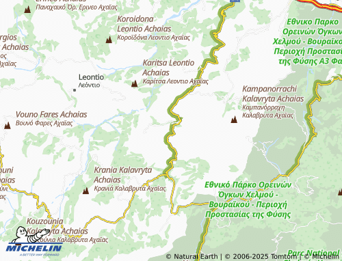 Carte MICHELIN Korfes - ViaMichelin