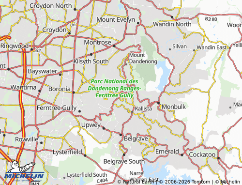 MICHELIN Sassafras map - ViaMichelin