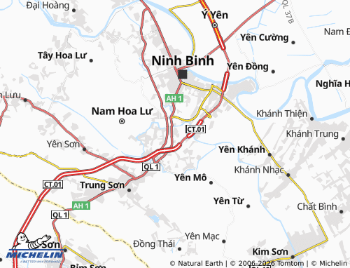 Mapa MICHELIN Ninh An - ViaMichelin